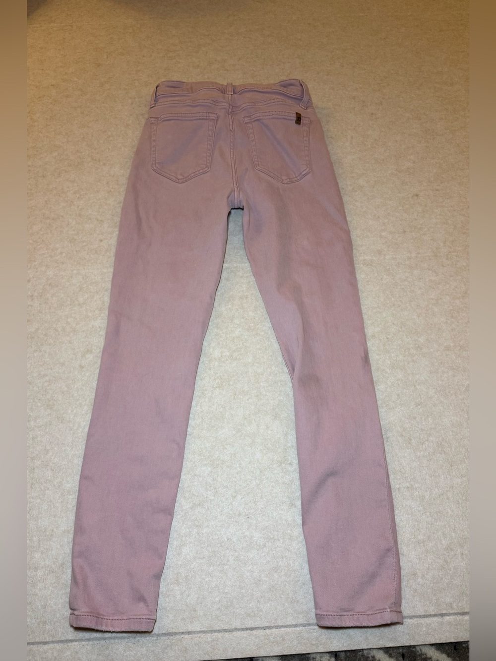 Joe's Jeans Mauve Pink Skinny Straight Leg Jeans Size 27 - Picture 5 of 9